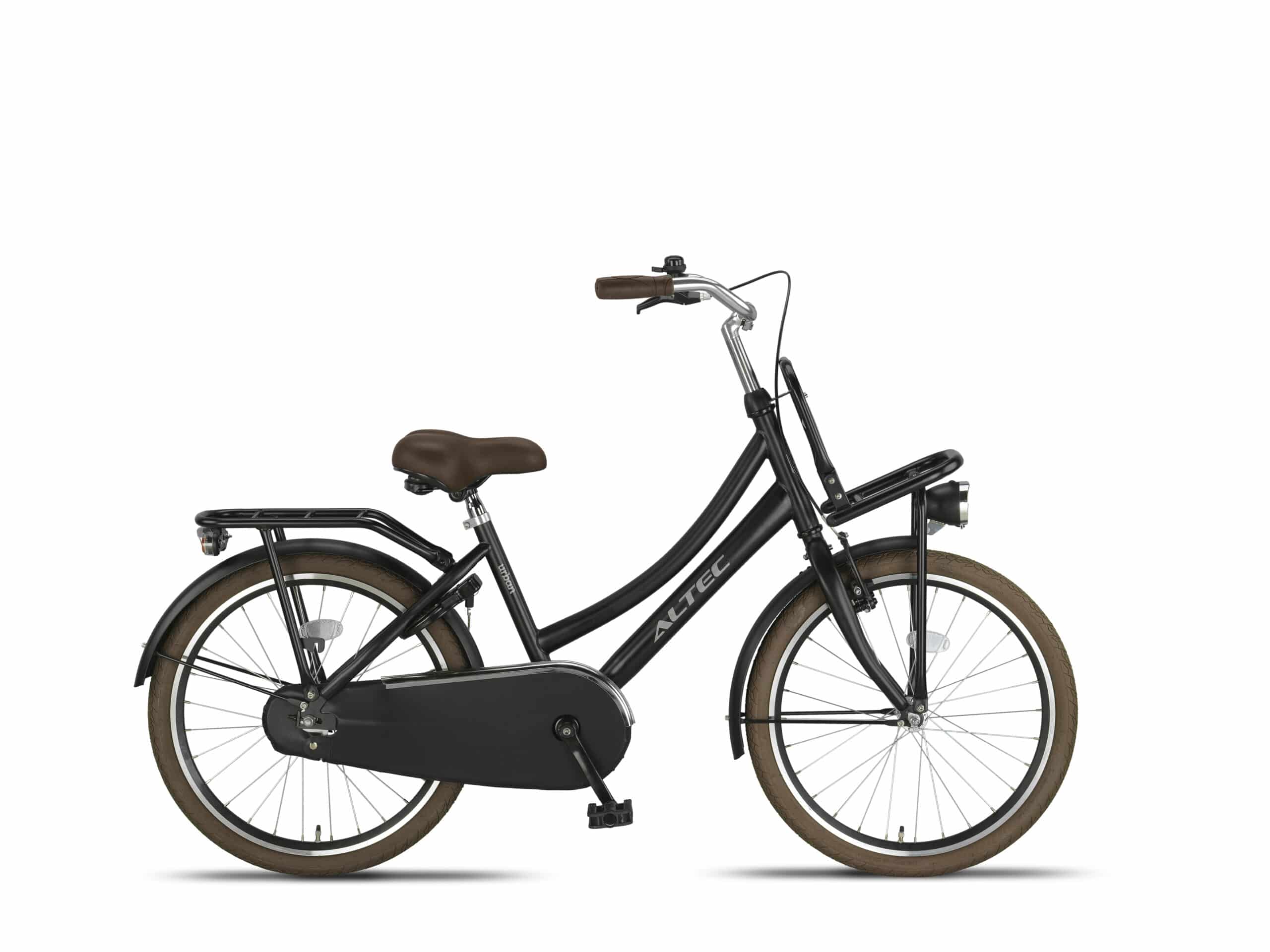 Altec Urban Dames Transportfiets 22 inch 37 cm Zwart Mat