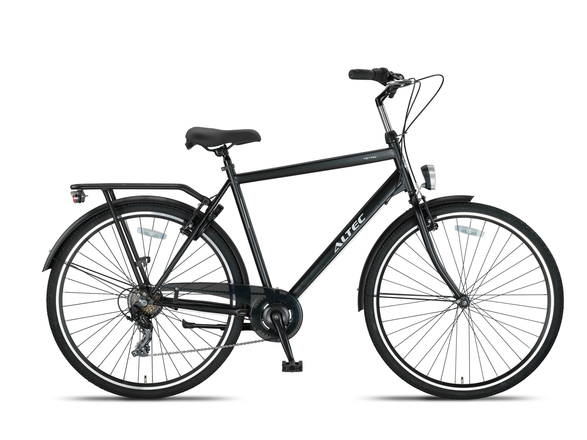 Altec Metro Herenfiets 28 inch 50 cm Mat Zwart