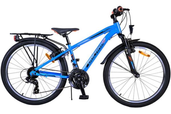 Volare Cross Kinderfiets 24 inch Jongensfiets Blauw 18 Versnellingen