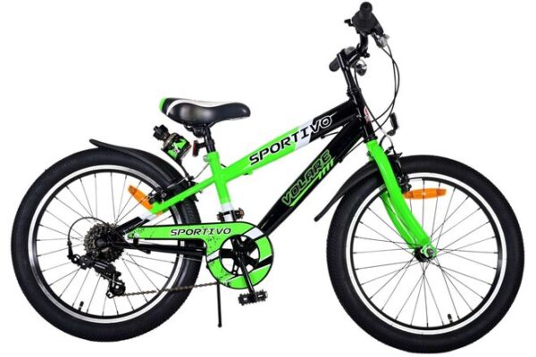 Volare Sportivo Kinderfiets 20 inch Jongensfiets Groen 7 Versnellingen