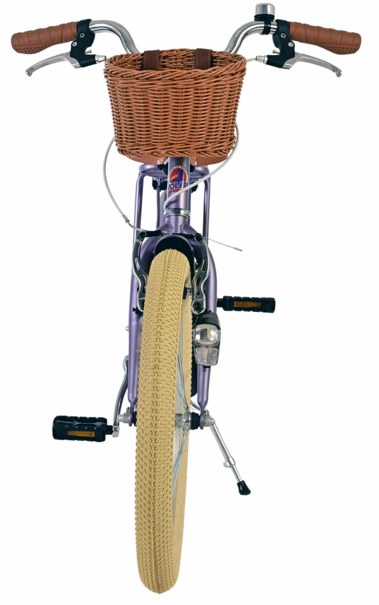 Volare Blossom Kinderfiets 20 inch Meisjesfiets Paars Twee Handremmen - Afbeelding 6