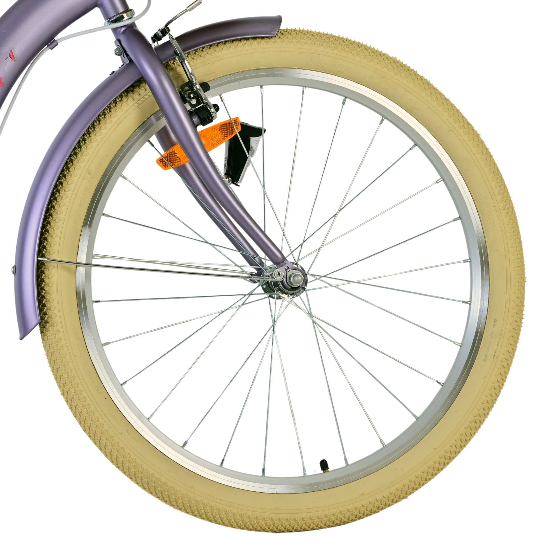 Volare Blossom Kinderfiets 24 inch Meisjesfiets Paars Twee Handremmen - Afbeelding 3