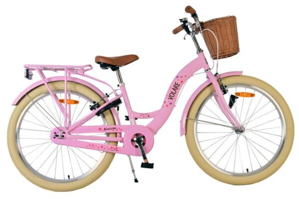 Volare Blossom Kinderfiets 24 inch Meisjesfiets Roze Twee Handremmen