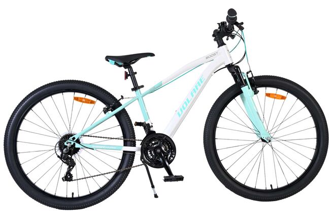Volare Boost 26 inch Meisjesfiets Wit Mintgroen 21 Versnellingen