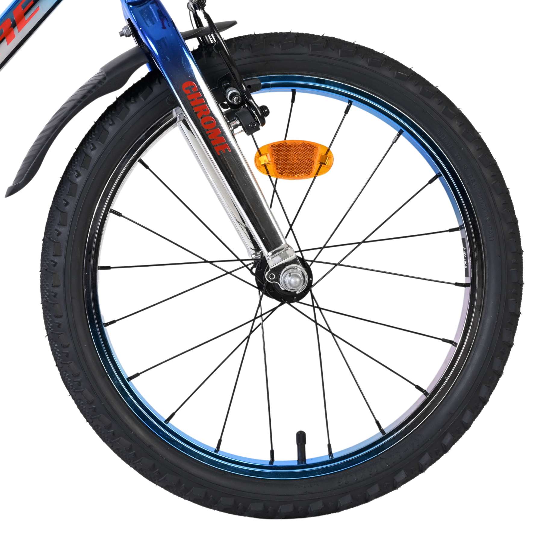 Volare Chrome Kinderfiets 18 inch Jongensfiets Blauw - Afbeelding 3