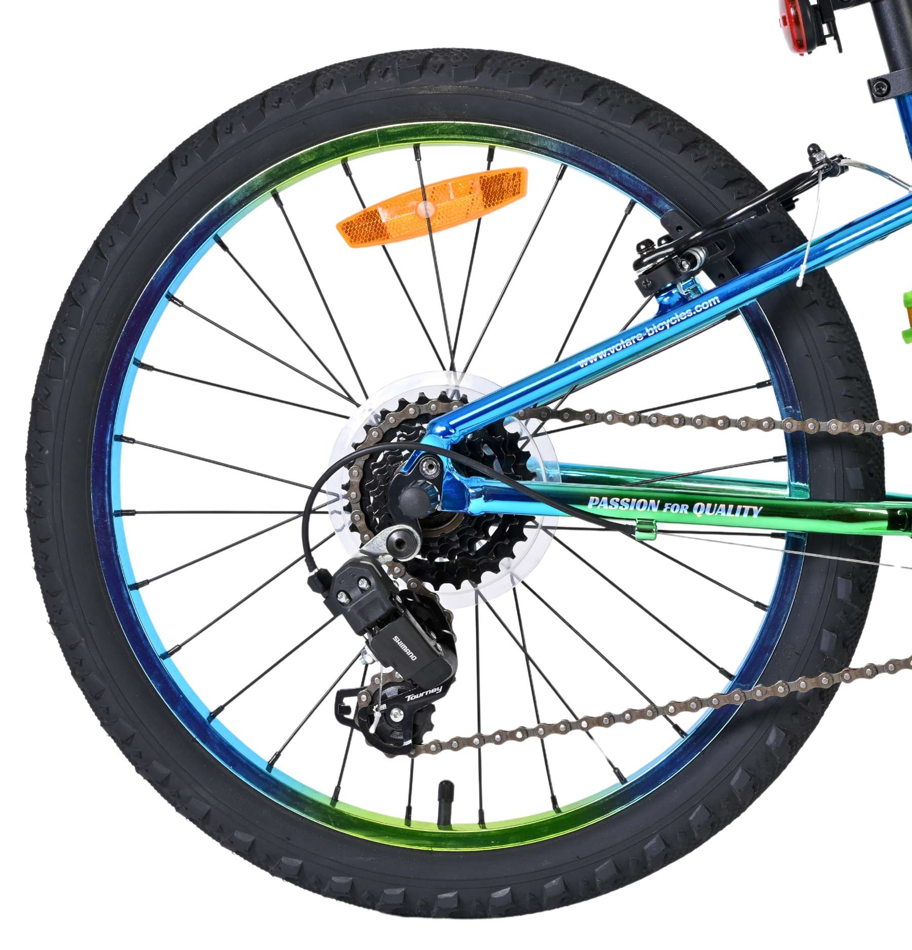 Volare Chrome Kinderfiets 20 inch Jongensfiets Blauw Twee Handremmen - Afbeelding 2