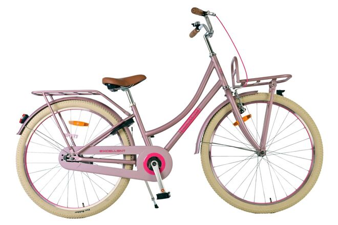 Volare Excellent 26 inch Meisjesfiets Mat Roze