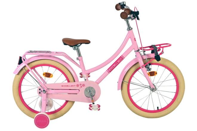 Volare Excellent Kinderfiets 18 inch Meisjesfiets Roze