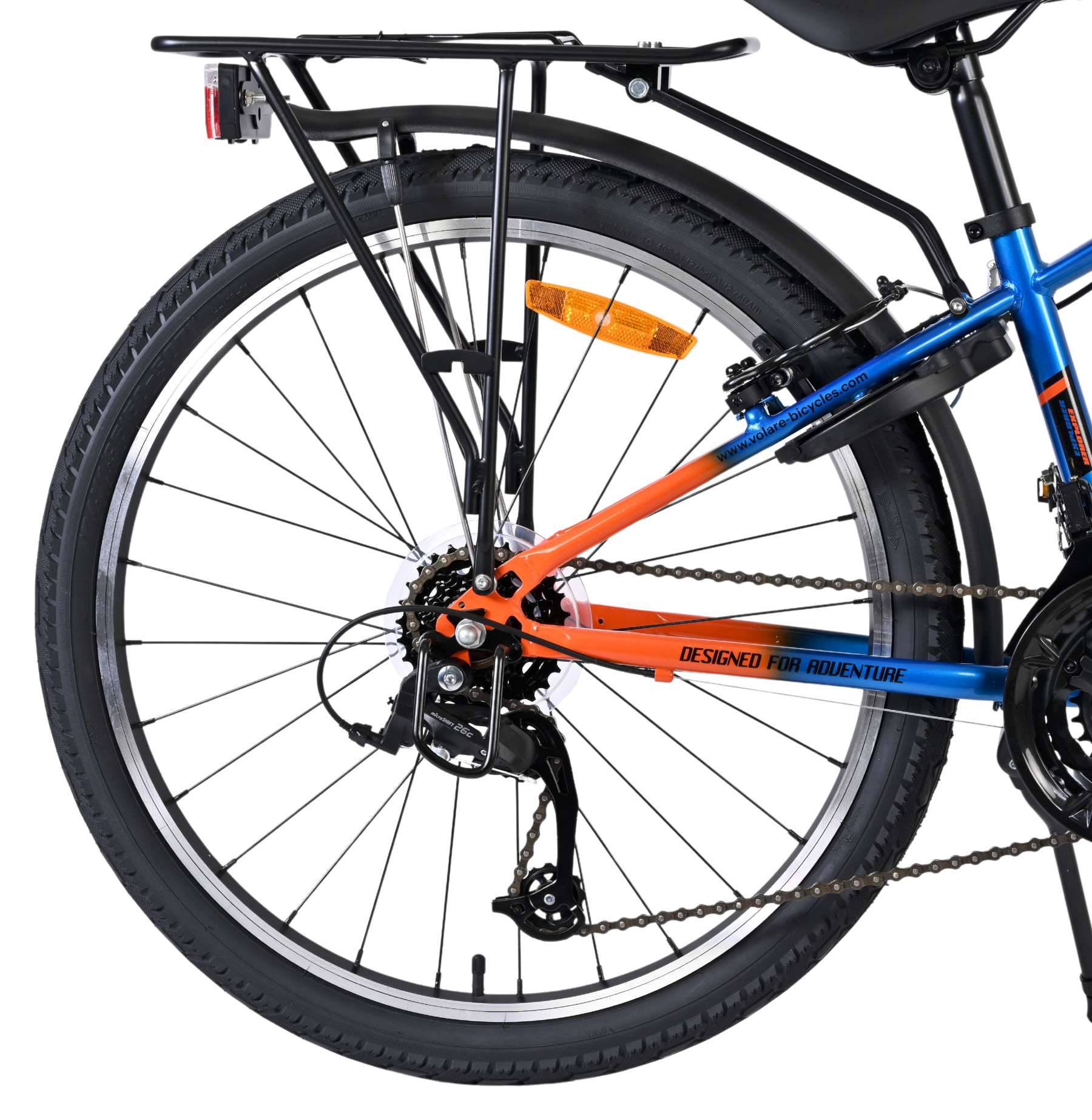 Volare Explorer Kinderfiets 24 inch Jongensfiets Blauw 18 Versnellingen - Afbeelding 2