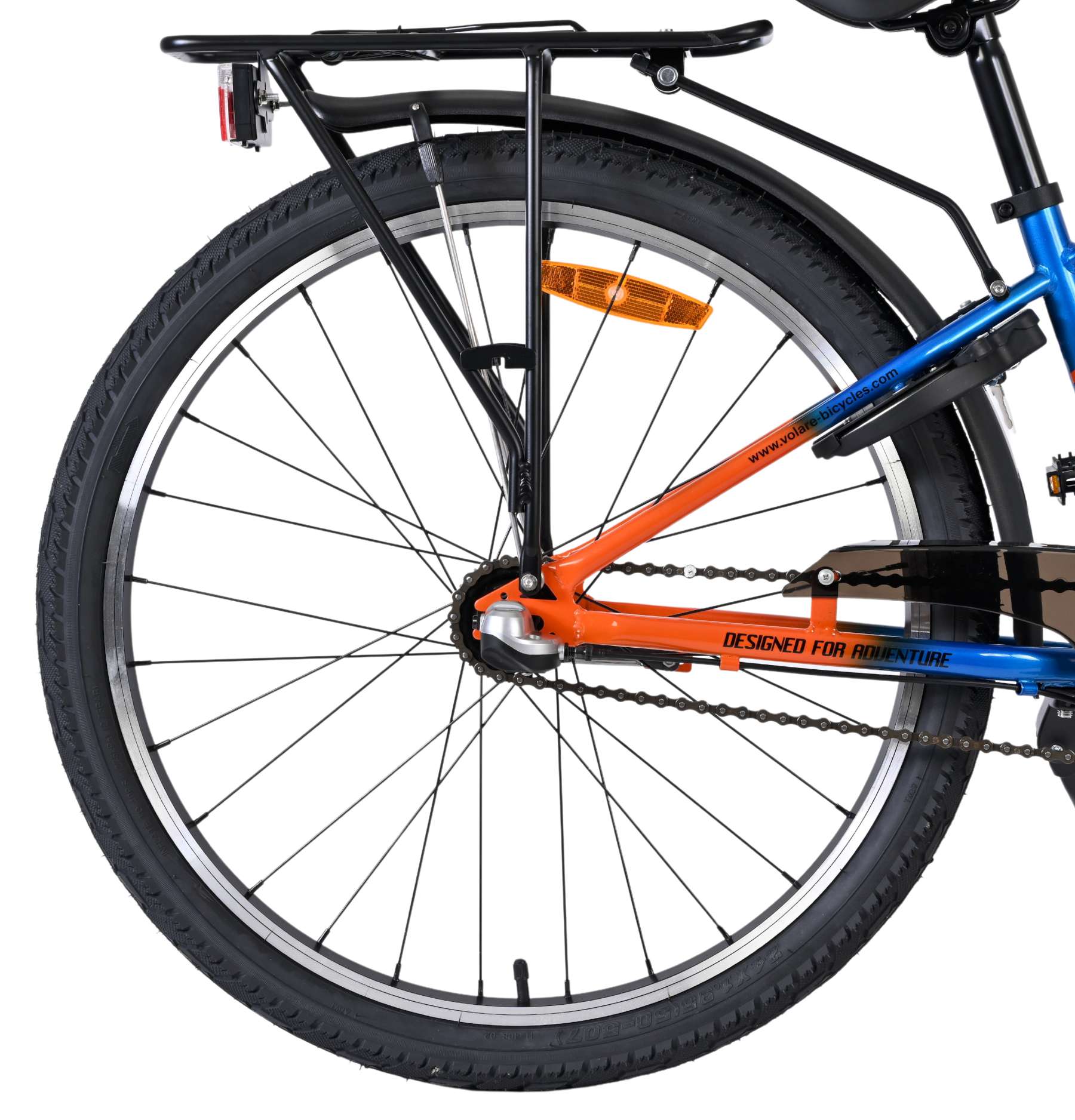 Volare Explorer Kinderfiets 24 inch Jongensfiets Blauw 3 Versnellingen - Afbeelding 2