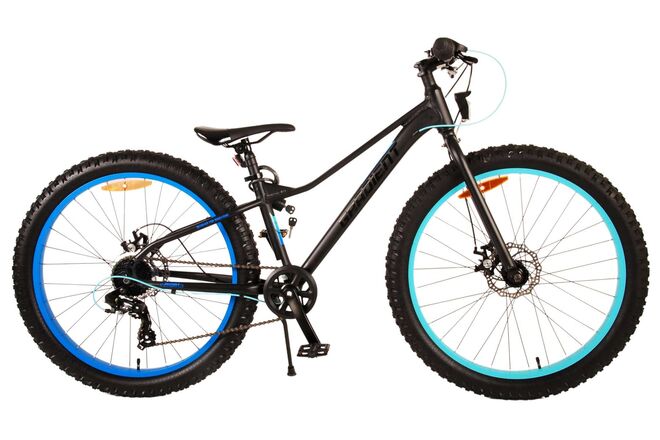 Volare Gradient 26 inch Jongensfiets Zwart Blauw 7 Versnellingen