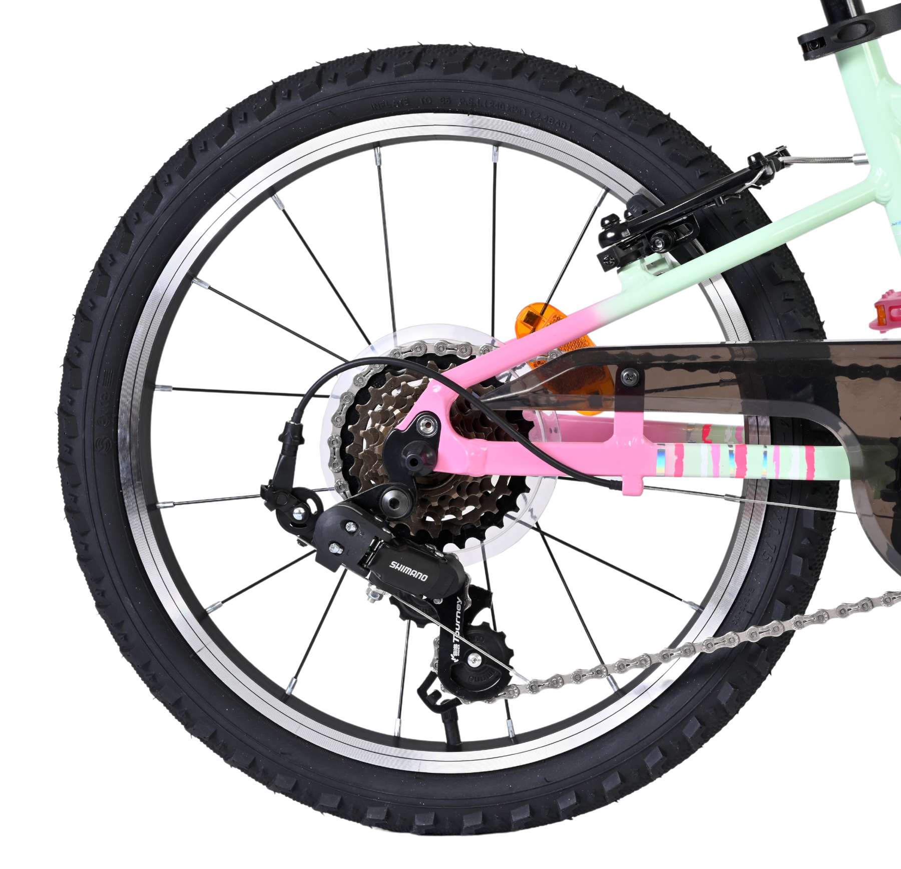 Volare Milano Kinderfiets 18 inch Meisjesfiets Groen 6 Versnellingen - Afbeelding 2