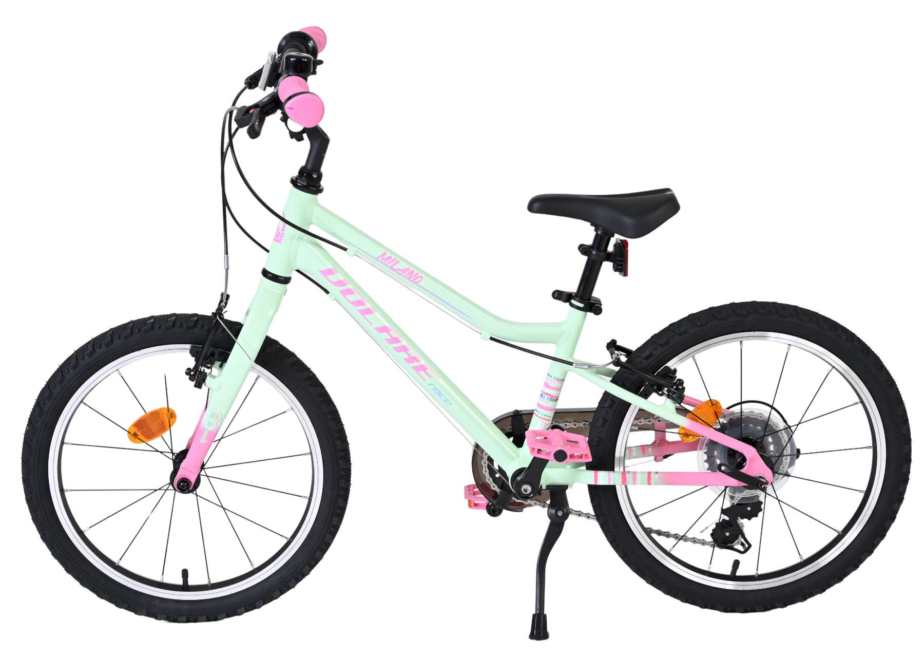 Volare Milano Kinderfiets 18 inch Meisjesfiets Groen 6 Versnellingen - Afbeelding 8