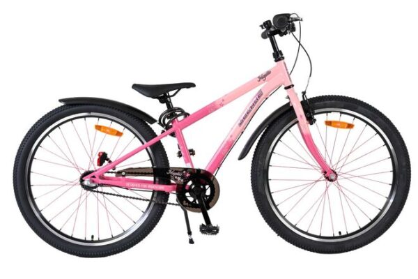Volare Mystic Kinderfiets 24 inch Meisjesfiets Roze 3 Versnellingen