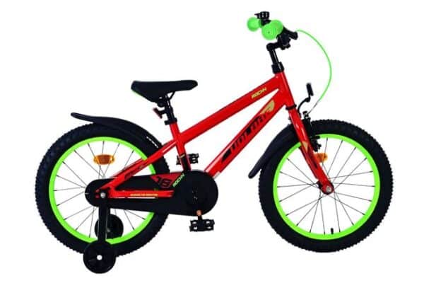 Volare Rocky Kinderfiets 18 inch Jongensfiets Rood
