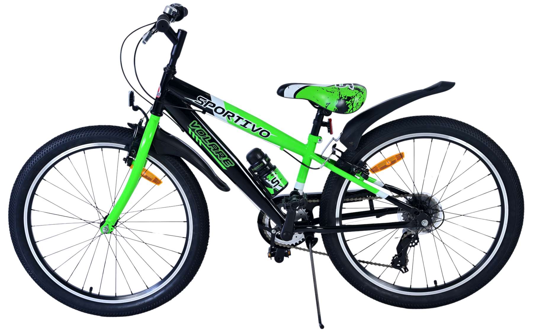 Volare Sportivo Kinderfiets 24 inch Jongensfiets Groen 7 Versnellingen - Afbeelding 8