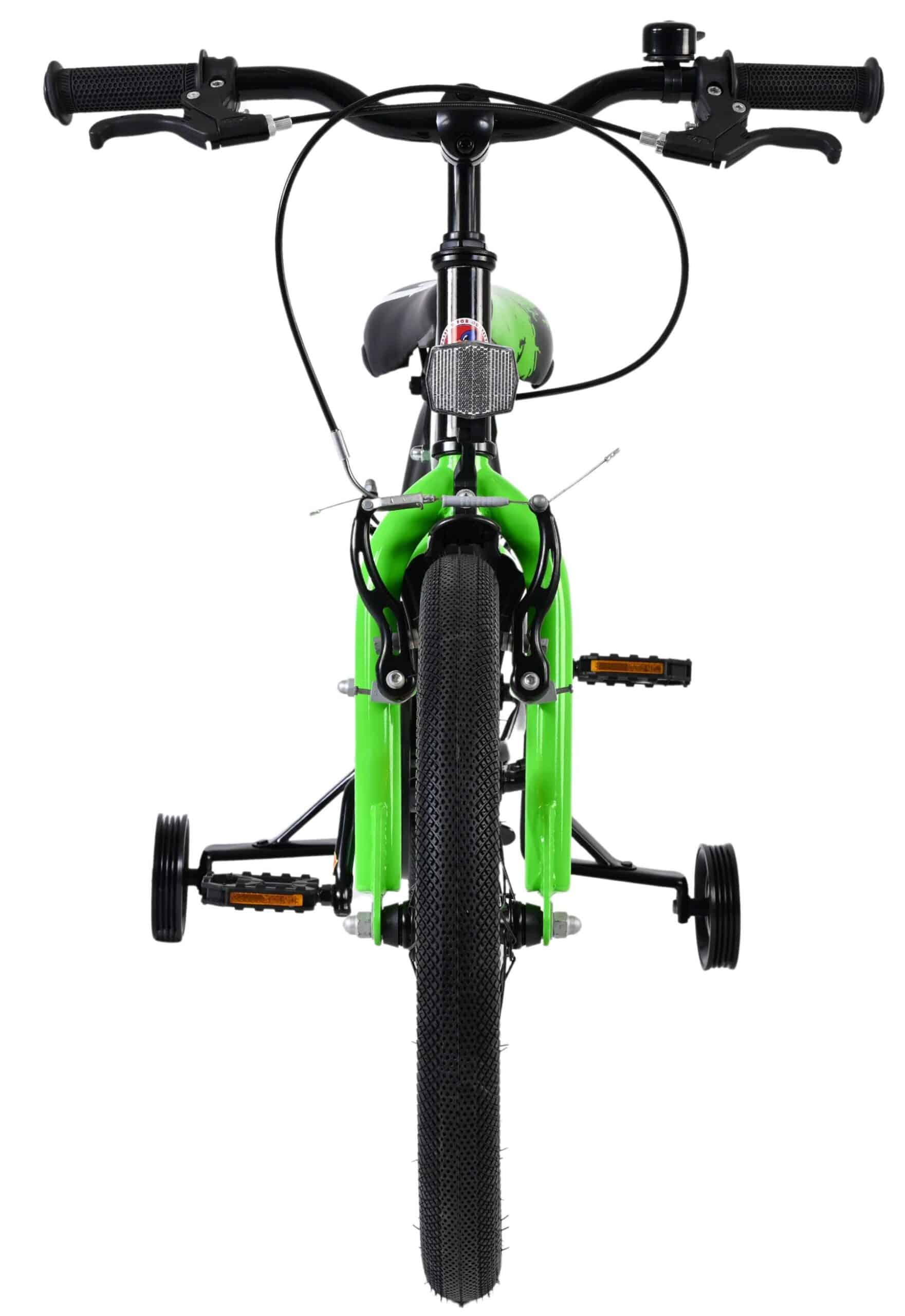 Volare Sportivo Kinderfiets 18 inch Jongensfiets Groen Twee Handremmen - Afbeelding 6
