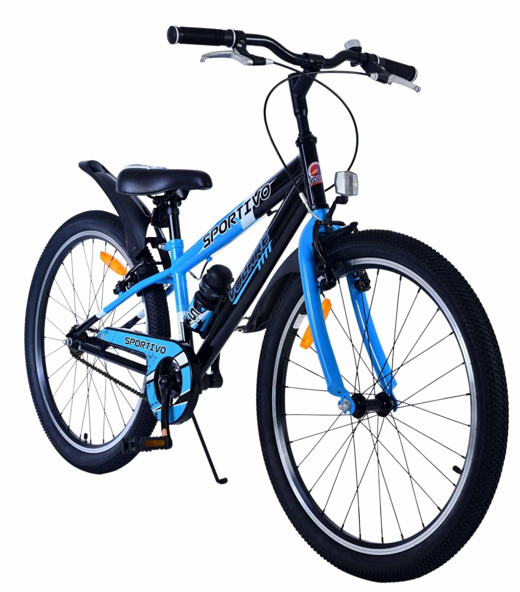 Volare Sportivo Kinderfiets 24 inch Jongensfiets Blauw Twee Handremmen - Afbeelding 5