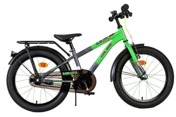 Volare Thombike Kinderfiets 18 inch Jongensfiets Groen Grijs