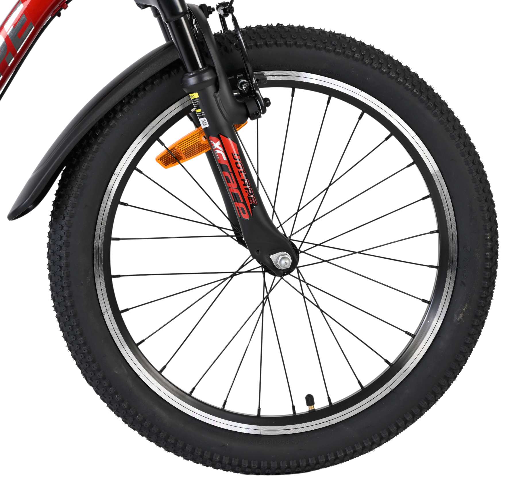 Volare XC Race Kinderfiets 20 inch Jongensfiets Rood Grijs 3 Versnellingen - Afbeelding 3