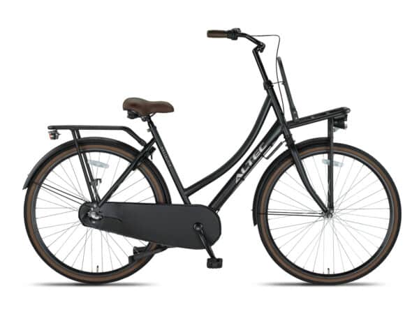 Altec Nostalgia Dames Transportfiets 28 inch 53 cm Zwart Mat