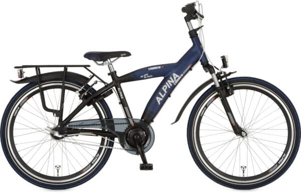 Alpina Yabber 26 inch Sporty Blue Matte - Jet Black Metallic 3 Versnellingen