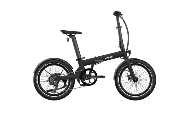 UTO OG20 Elektrische Vouwfiets 20 inch 378 Wh - Zwart