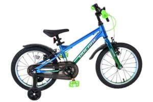 Volare Chrome Kinderfiets 16 inch Jongensfiets Blauw Groen Twee Handremmen